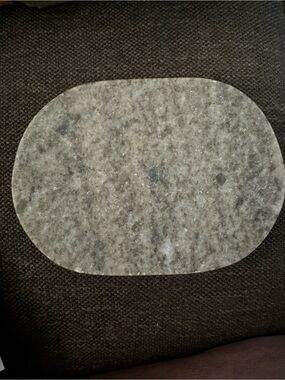 Archipelago Marble Soap Dish Box with Green Trim